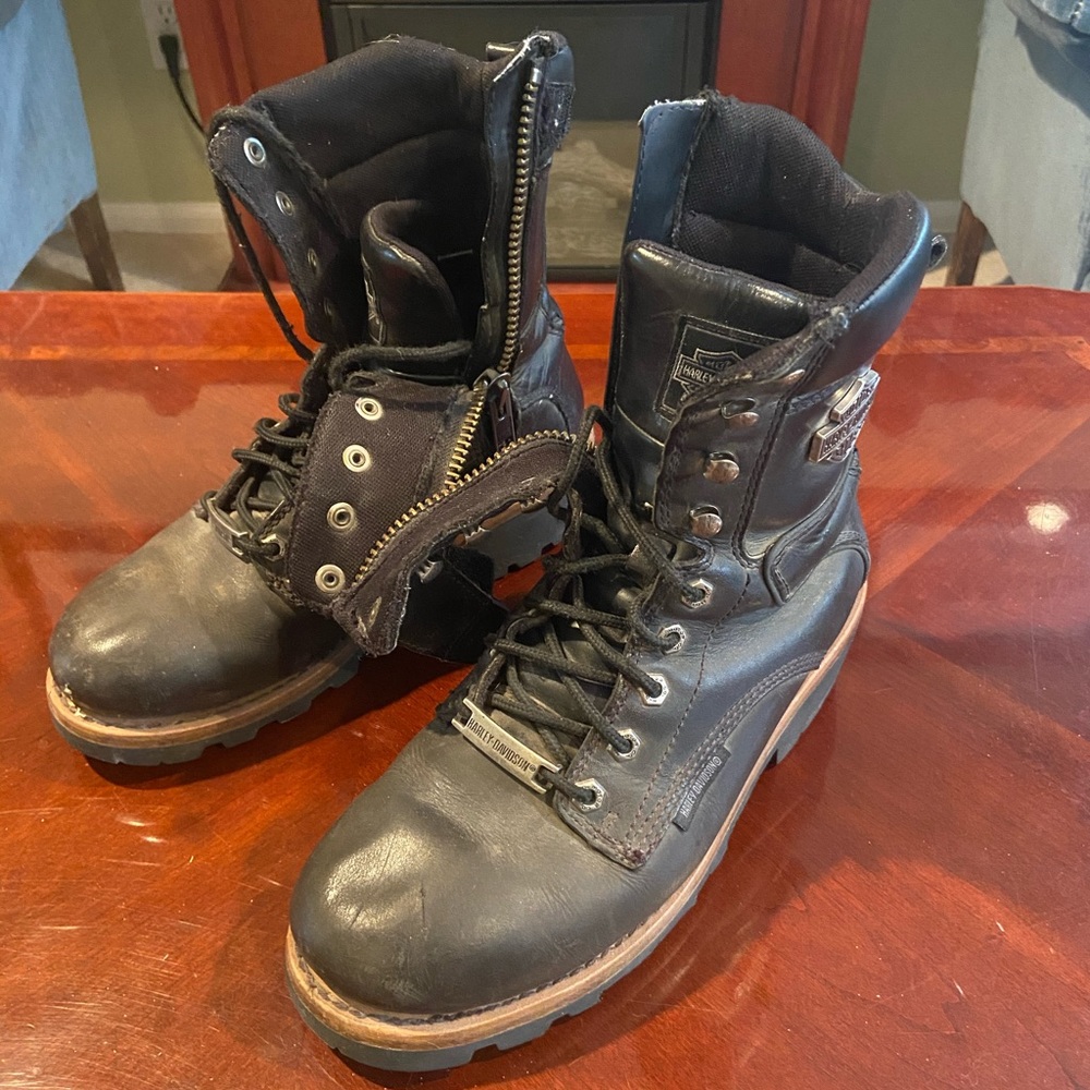 Harley Davidson men’s moto boots sz 9